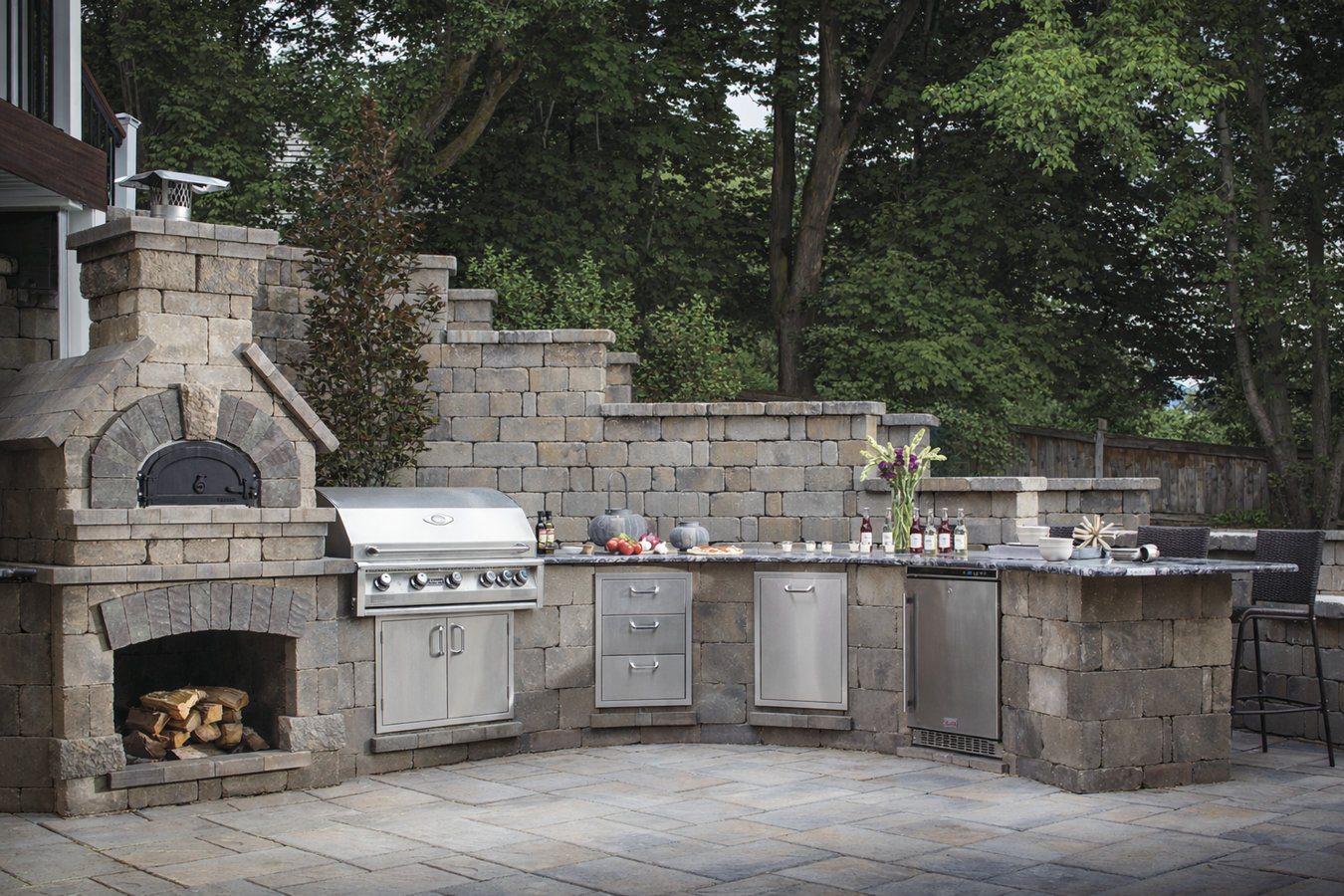 Outdoor kitchen masonry in Santa Clara, CA